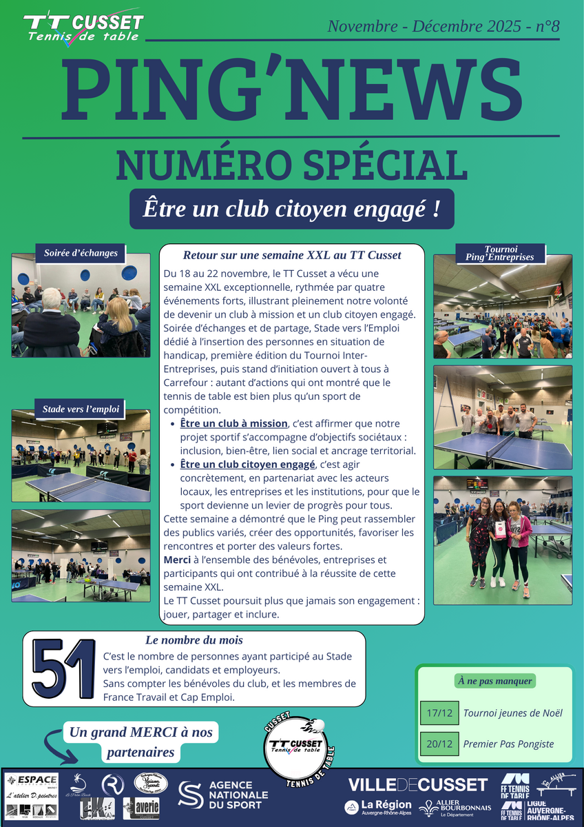 Ping'News N°8 - Novembre / Décembre 2025
