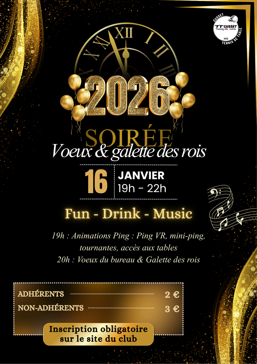 Soirée voeux et galette des rois