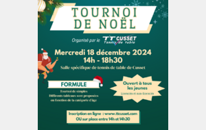 Tournoi de Noël 2024