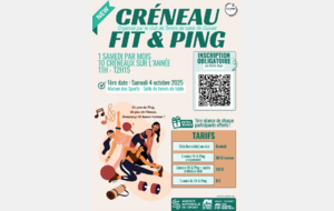 Séance Fit & Ping N°1