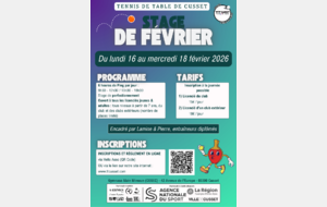 Stage de Février 2026