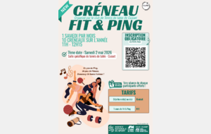 Séance Fit &amp; Ping N°7