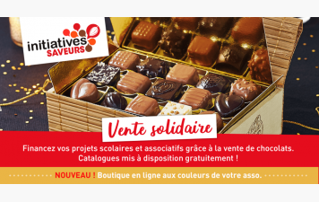 Vente de chocolats de Noël